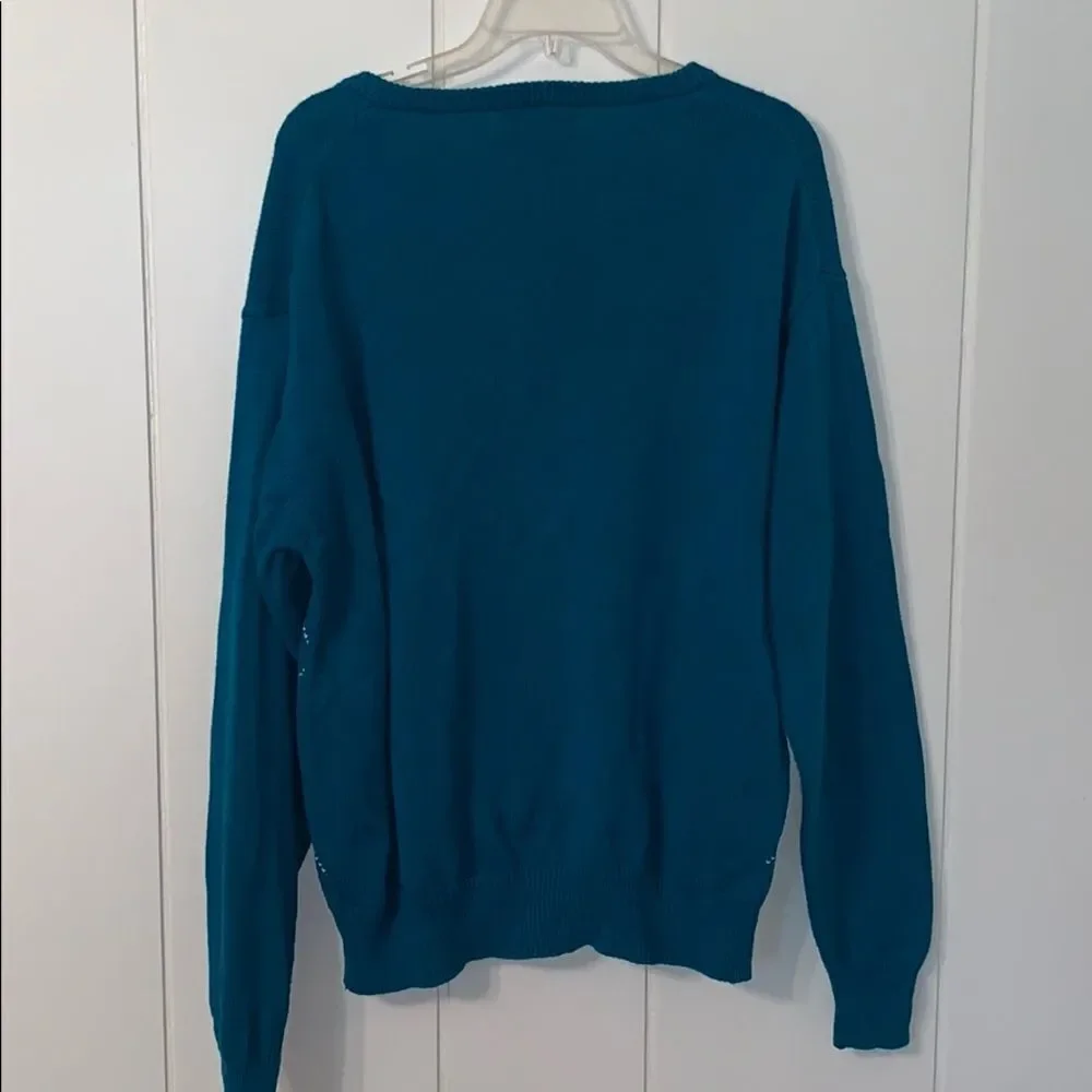 Vtg 80s Pringle‎ of Scotland green argyle s…